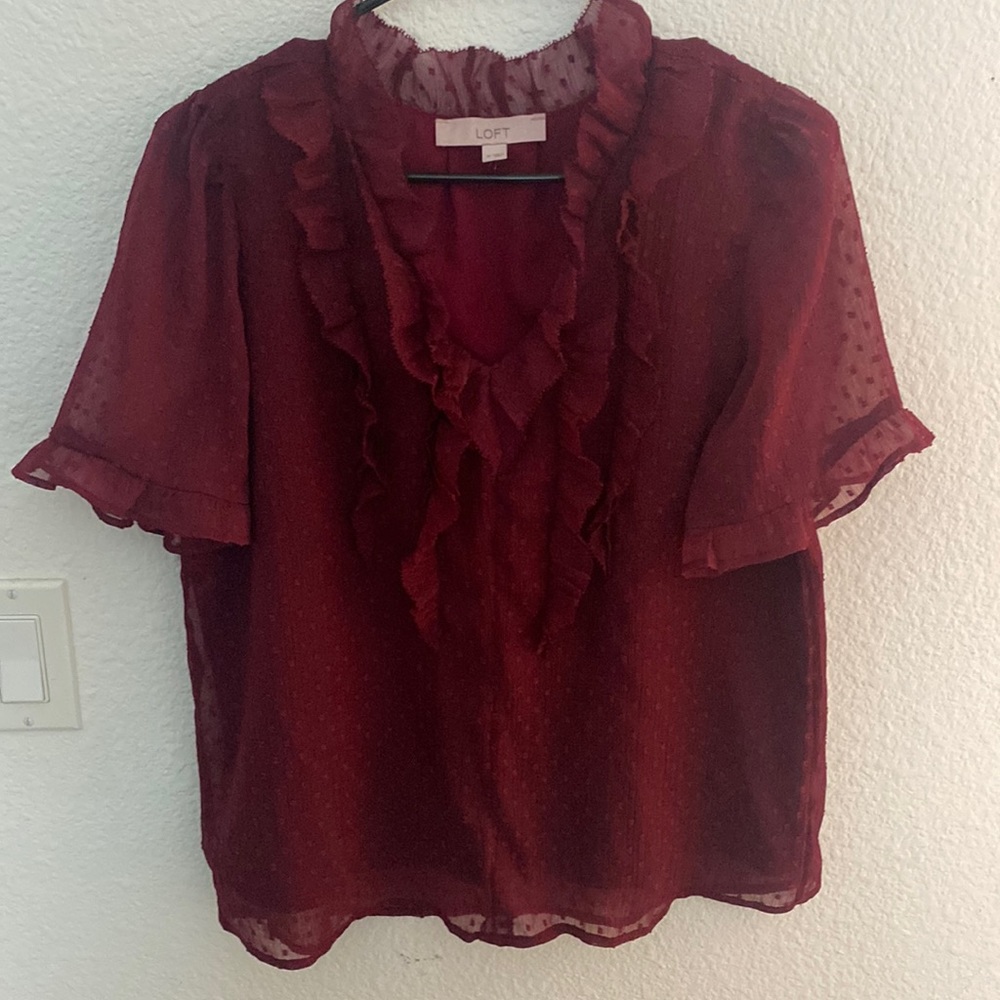 Loft Ruffle Blouse